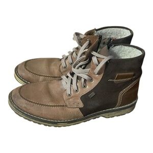 Rieker Men's Two-Tone Leather Boots